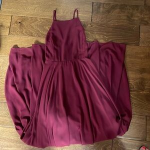 Lulus Mythical Kind of Love Dress in Maroon